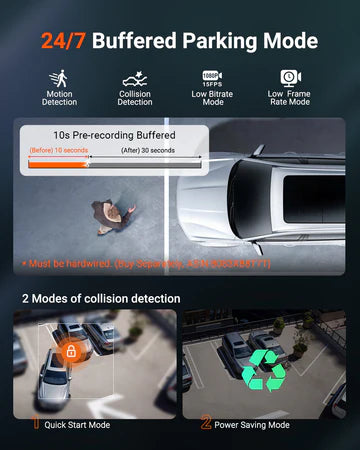 Vantrue N4S 3 Channel Front Inside Rear Dash Cam