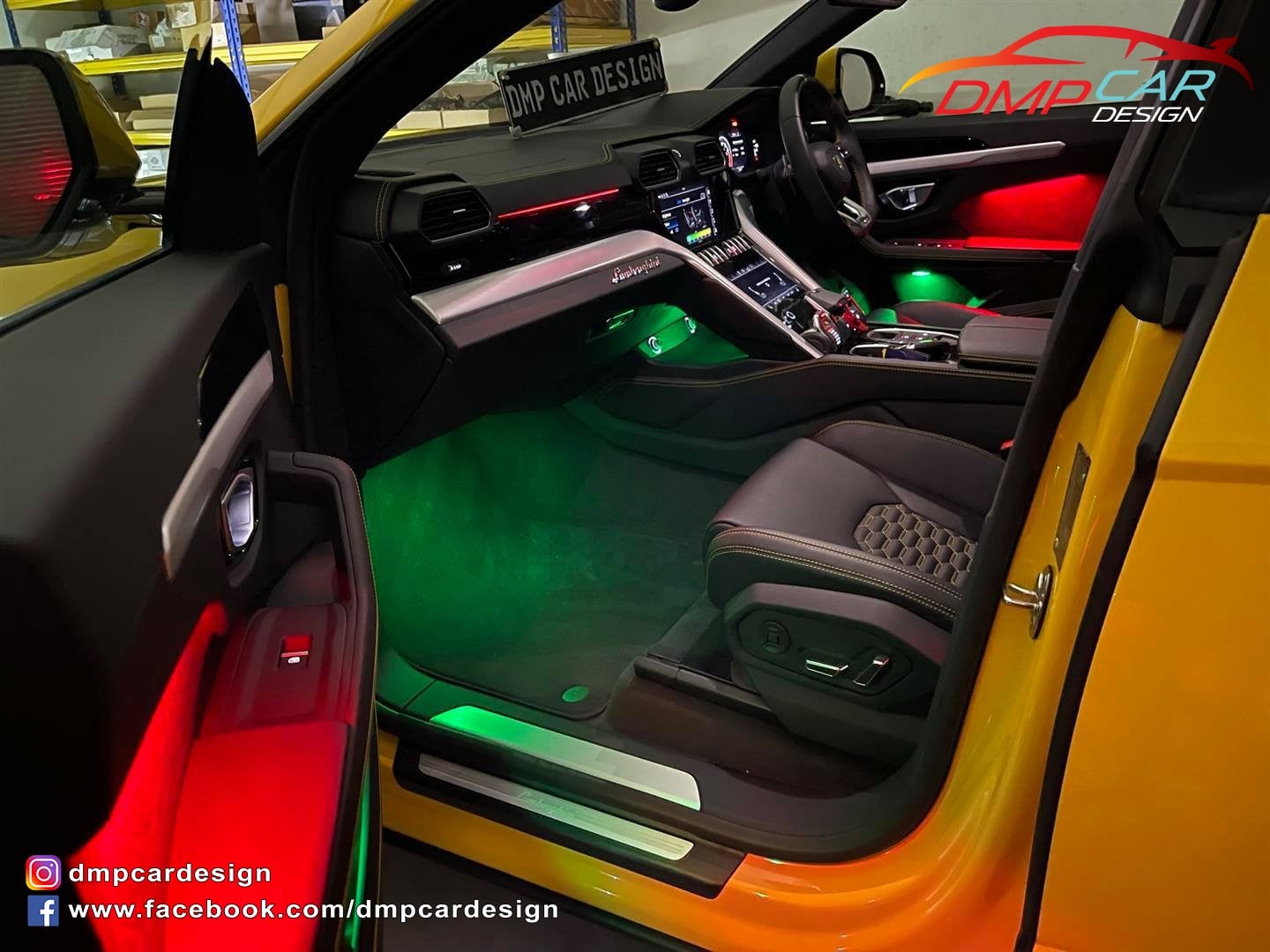 Ambient Light Kit (Urus) Lamborghini (60 Colours Dual Zone Ambient lighting)