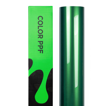 Glossy Metallic Irish Green Color PPF (Paint Protection Film)