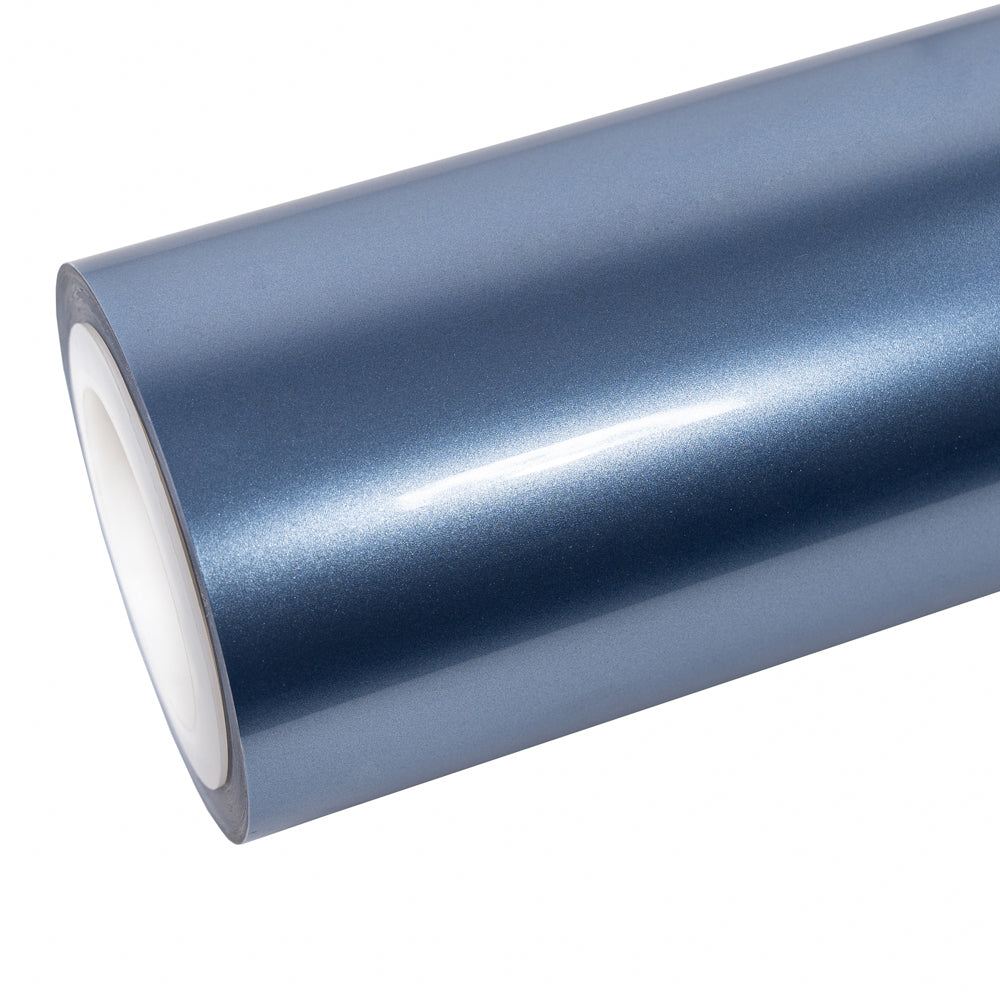 Glossy Metallic Silver Lake Blue Color PPF (Paint Protection Film)