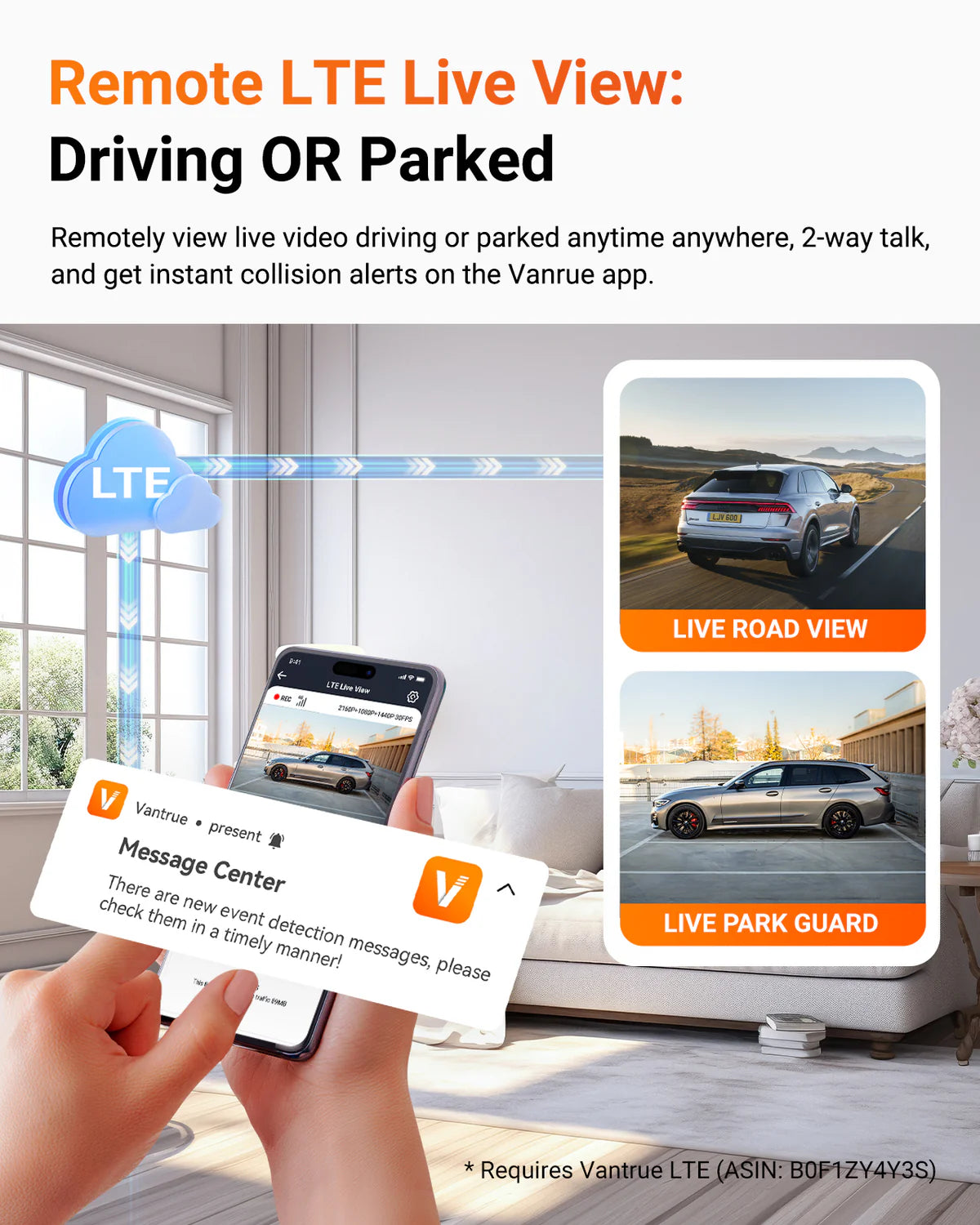 Vantrue Nexus 4 Pro S 4K 3 Channel Dash Cam
