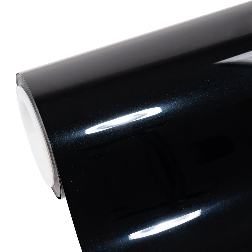Glossy Metallic Glitter Black Blue Color PPF (Paint Protection Film)