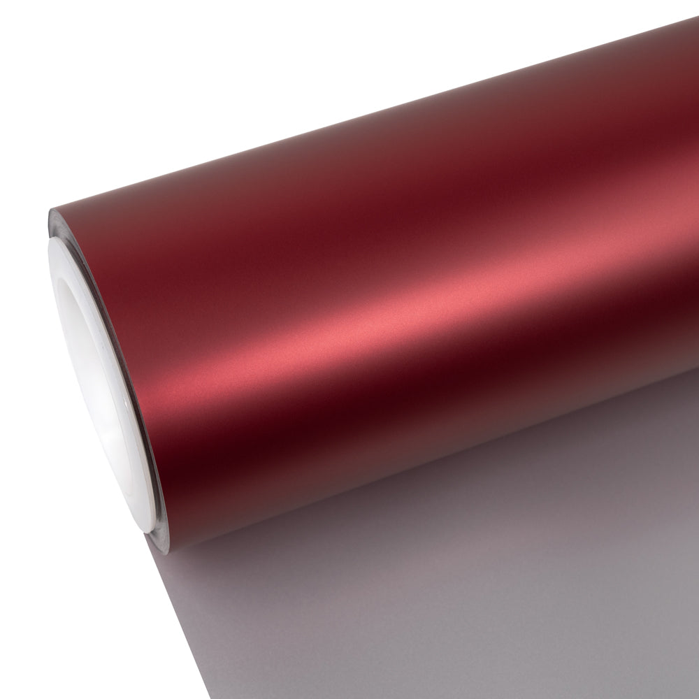 Satin Chrome Cosmos Red Color PPF (Paint Protection Film)