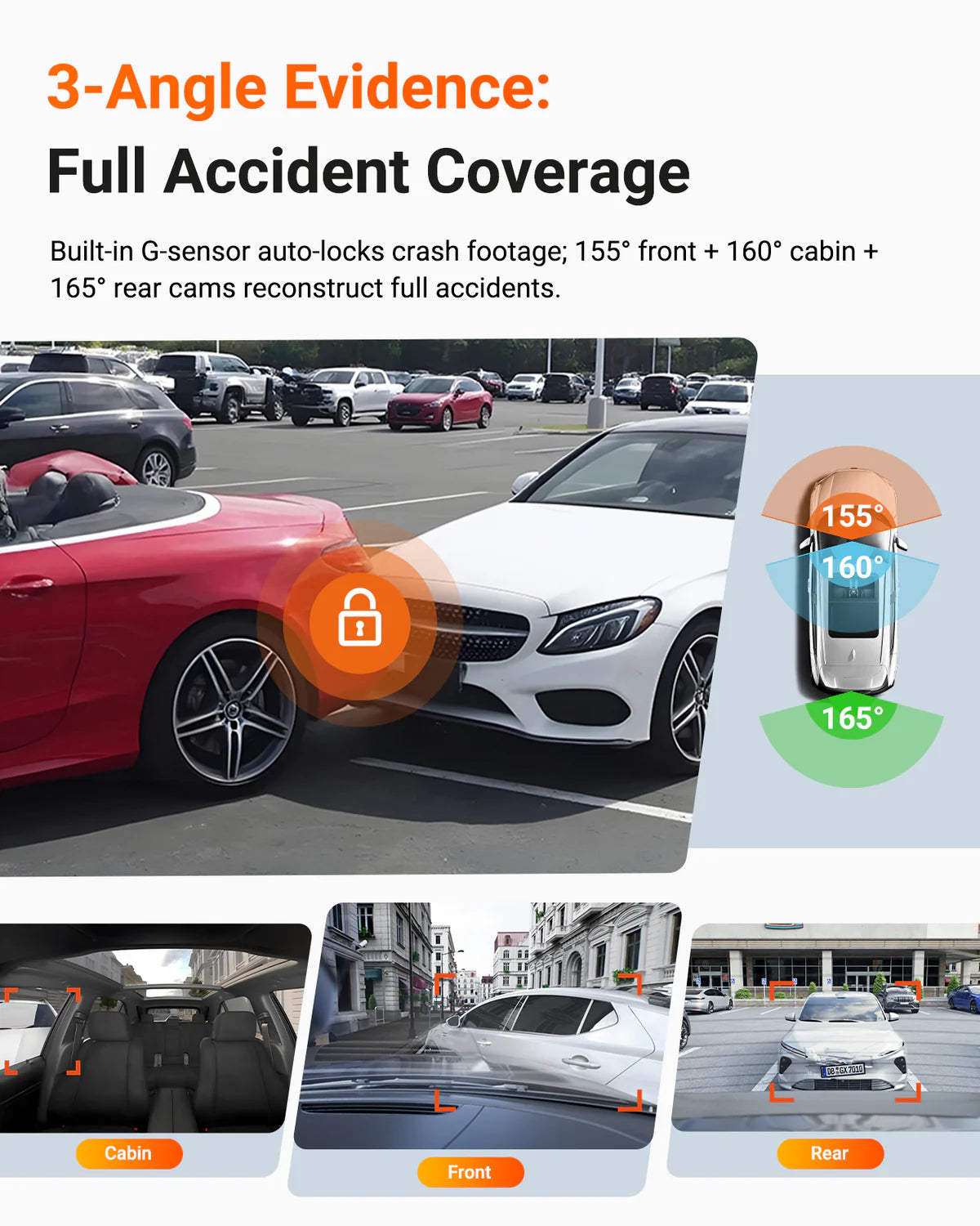 Vantrue Nexus 4 Pro S 4K 3 Channel Dash Cam
