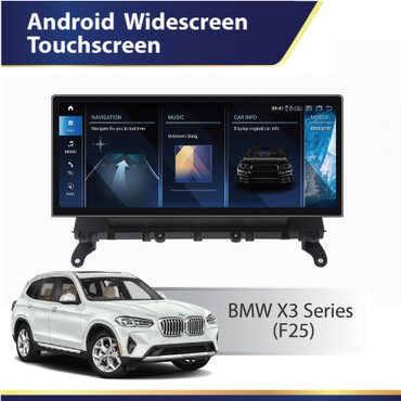 Android Widescreen Touch Screen (F25) BMWi X3 Series