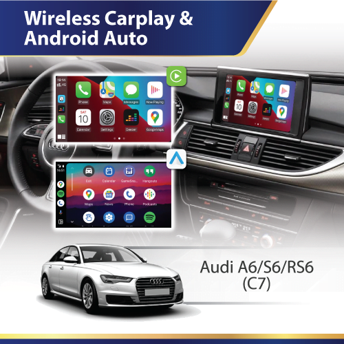 Wireless Carplay & Android Auto (C7) Audi A6 S6 RS6