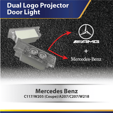 Dual Mode Laser Projector Door Logo Light (Mercedes Benz) C Coupe E Coupe CLA CLS