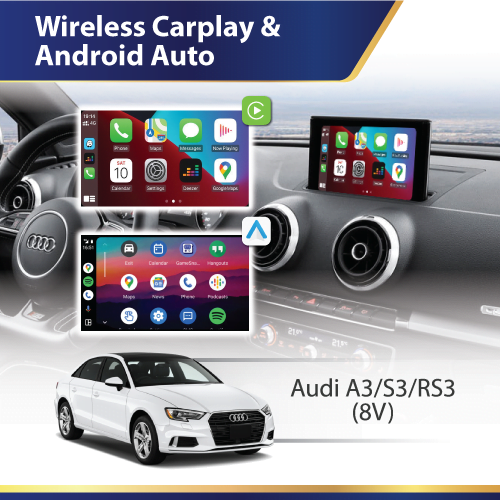 Wireless Carplay & Android Auto (8V) Audi A3 S3 RS3