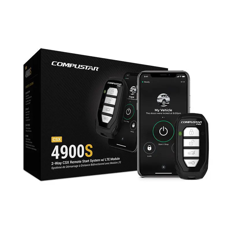 COMPUSTAR CSX4900-S 2-Way Remote Start Bundle w/ LTE Module