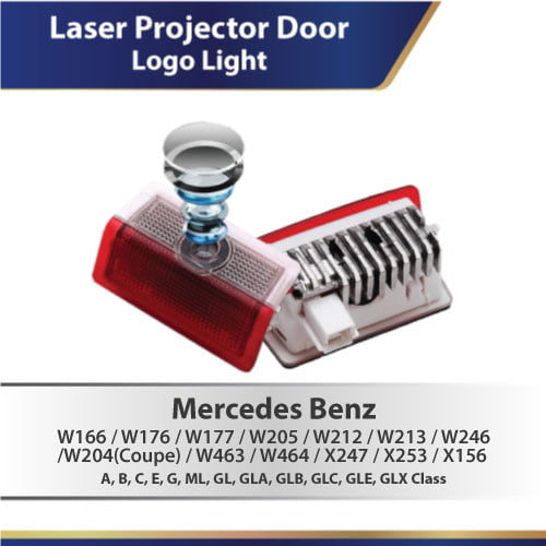 Laser Projector Door Logo Light (Mercedes Benz) A B C E G ML GL GLA GLB GLC GLE GLS GLX