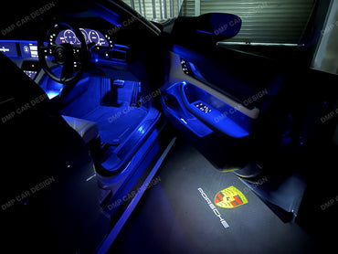 Dual Mode Laser Projector Door Logo Light (Porsche)