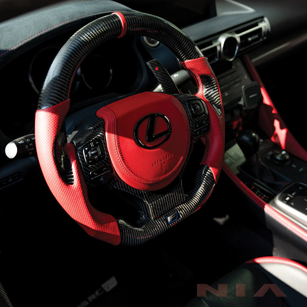 Custom Lexus Carbon Fiber Steering Wheel