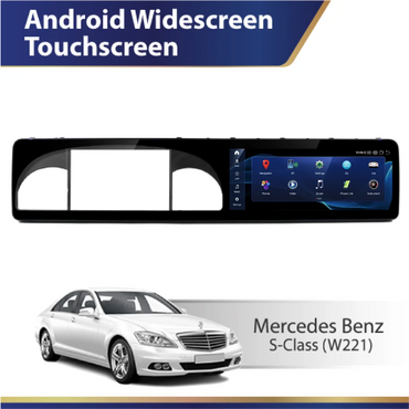 Android Widescreen Touch Screen (W221) Mercedes S-Class (12.3 inch New Design)