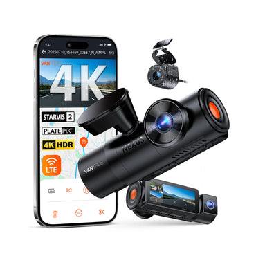 Vantrue Nexus 4 Pro S 4K 3 Channel Dash Cam