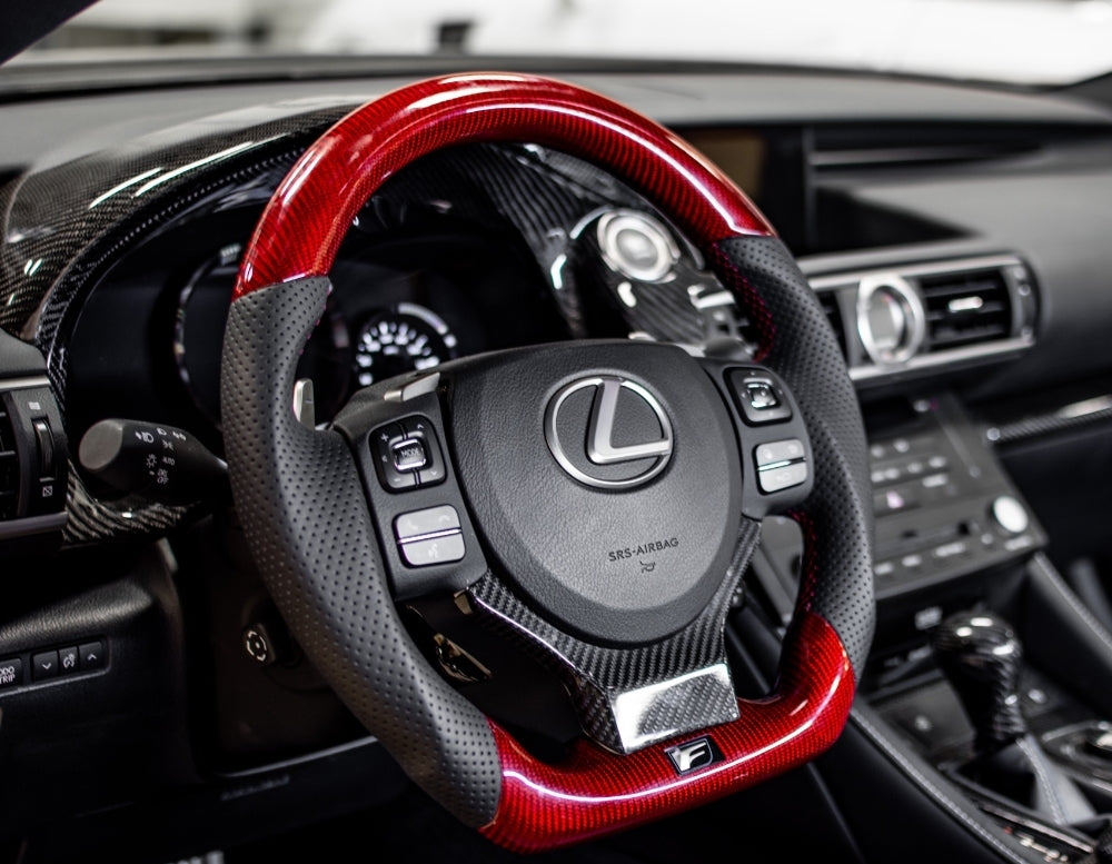 Custom Lexus Carbon Fiber Steering Wheel