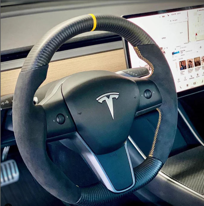 Custom Tesla Steering Wheel