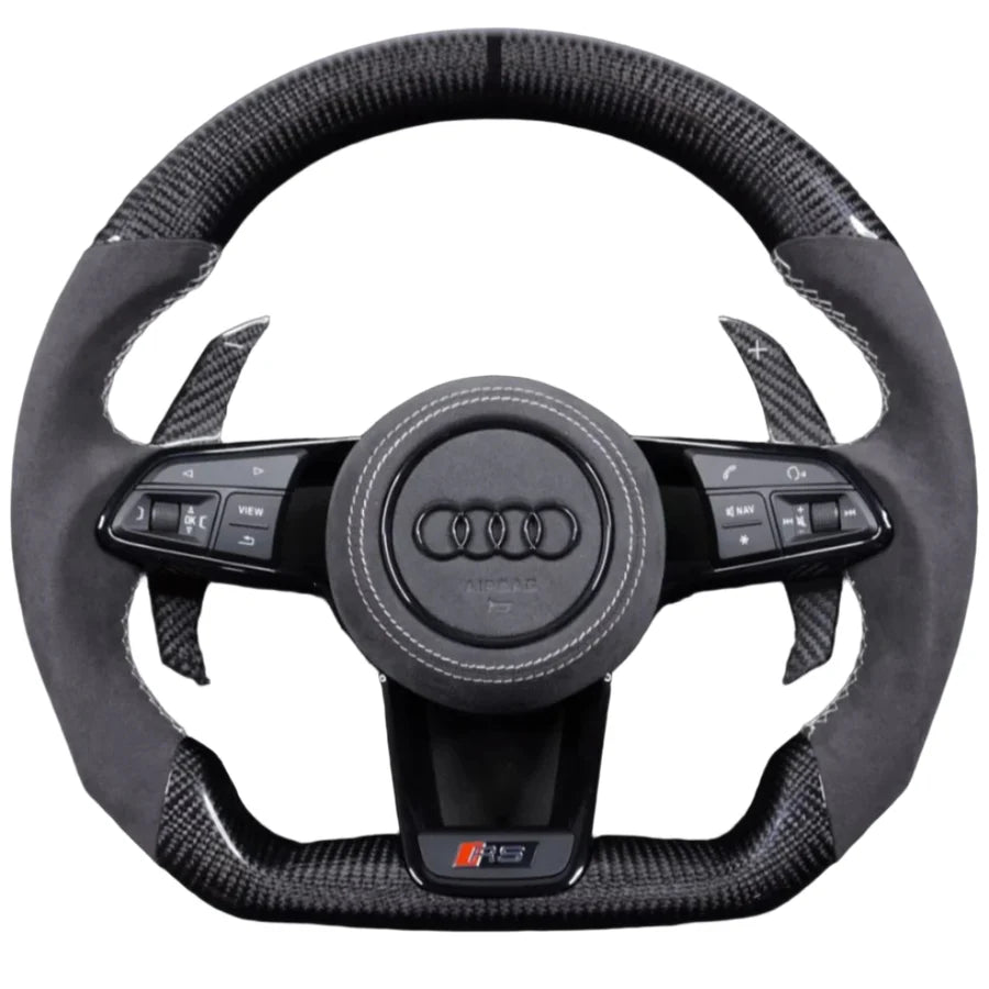 2017-2023 Audi B9 A3/S3/RS3 A4/S4 A5/S5/RS5 Custom Carbon Fiber Steering Wheel