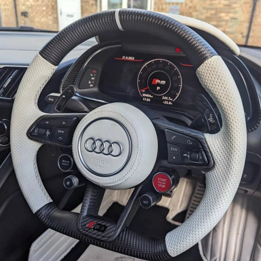 2017-2023 Audi B9 A3/S3/RS3 A4/S4 A5/S5/RS5 Custom Carbon Fiber Steering Wheel