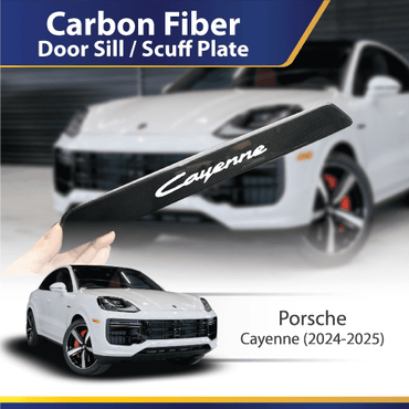 Carbon Fiber Door Sill (Porsche) (Cayenne) (2024-2025)