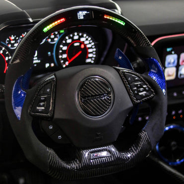 Custom Chevy Carbon Fiber Steering Wheel