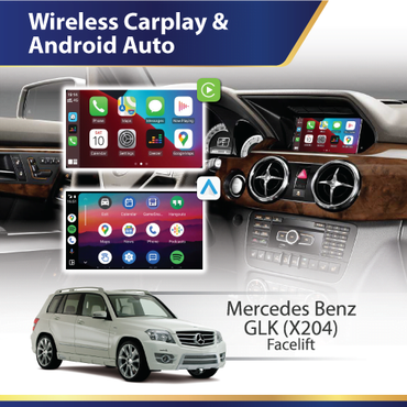 Wireless Carplay & Android Auto (X204) Mercedes GLK Facelift