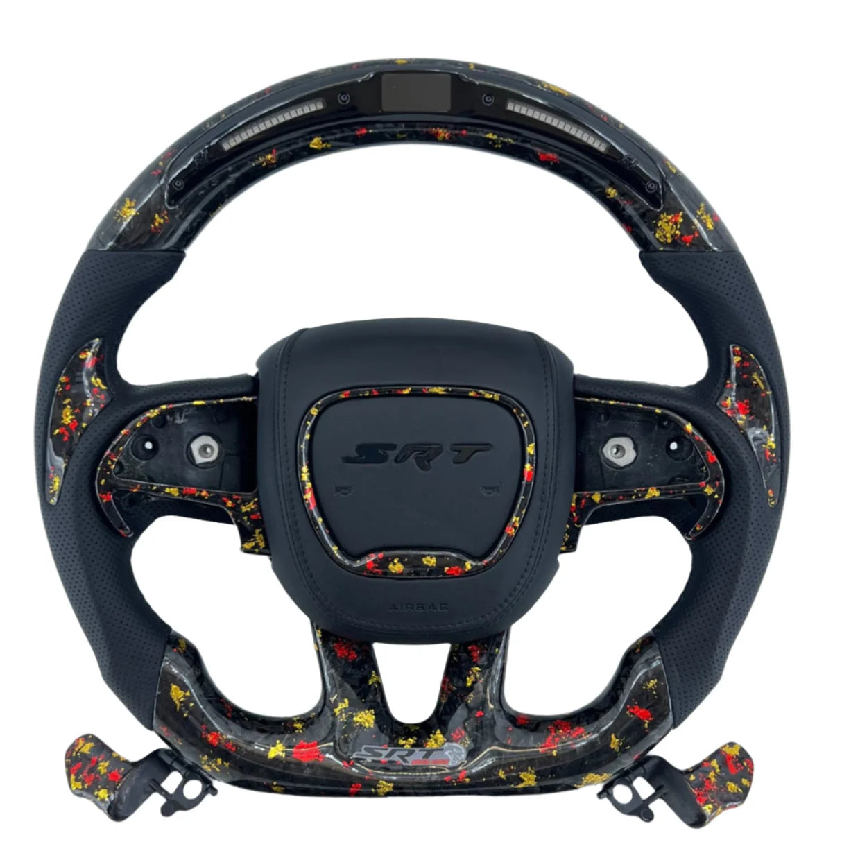 Dodge Charger Challenger Durango Custom Carbon Fiber LED Steering Wheel