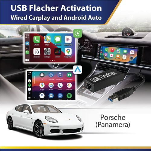 USB Flasher Wired Carplay & Android Auto (Panamera 971) Porsche (2016-2019) PCM 4.1