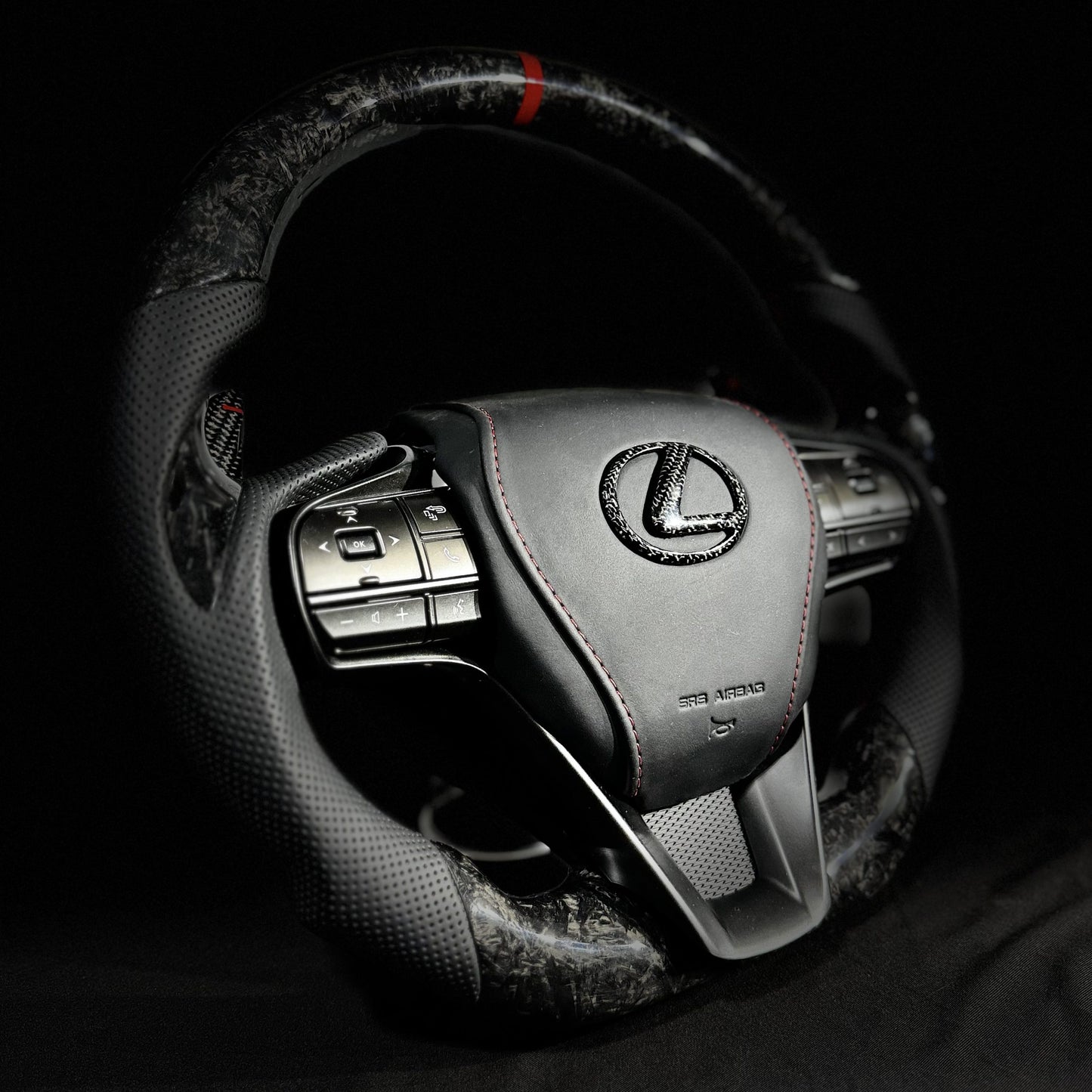 Custom Lexus Carbon Fiber Steering Wheel