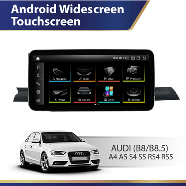 Android Widescreen Touch Screen (B8 B8.5) Audi A4 A5 S4 S5 RS4 RS5 (Round Edge)