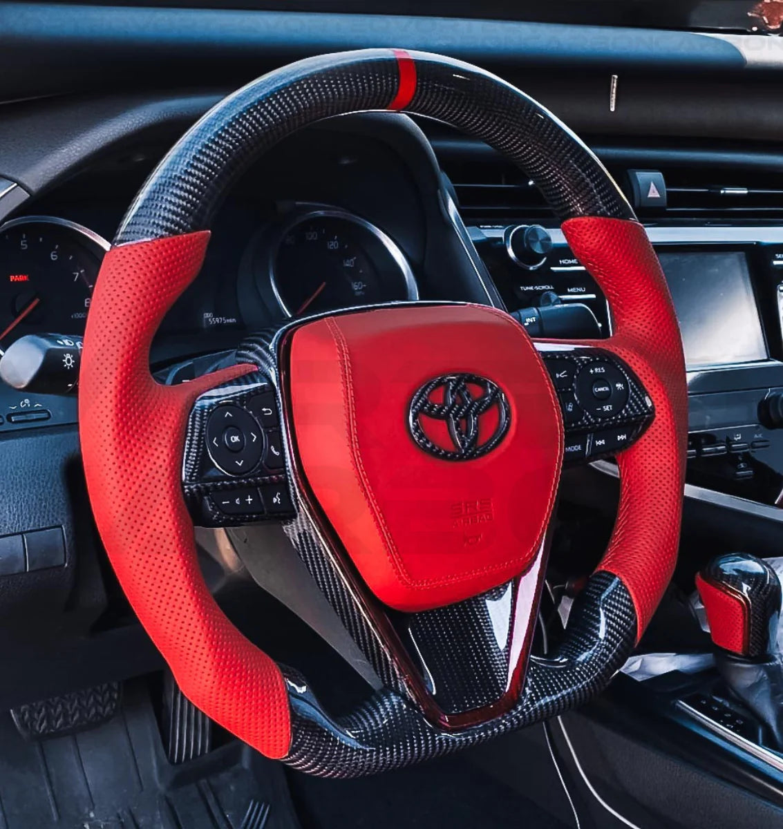 Custom Toyota Carbon Fiber Steering Wheel