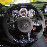 Custom Mazda Carbon Fiber Steering Wheel