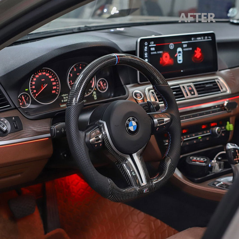 BMW F Series Custom Carbon Fiber Steering Wheel