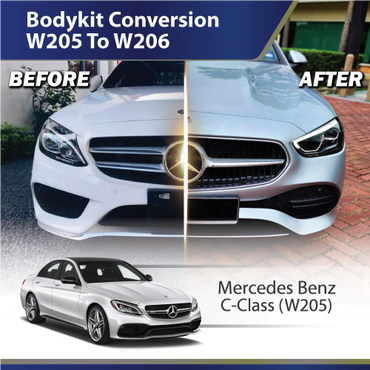 W206 Full Bodykit Conversion (W205) Mercedes C-Class