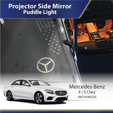 Logo Projector Side Mirror – Puddle Light (Mercedes Benz) (E / S-Class)