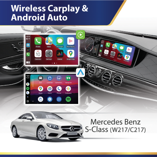 Wireless Carplay & Android Auto (C217 W217) Mercedes S-Class