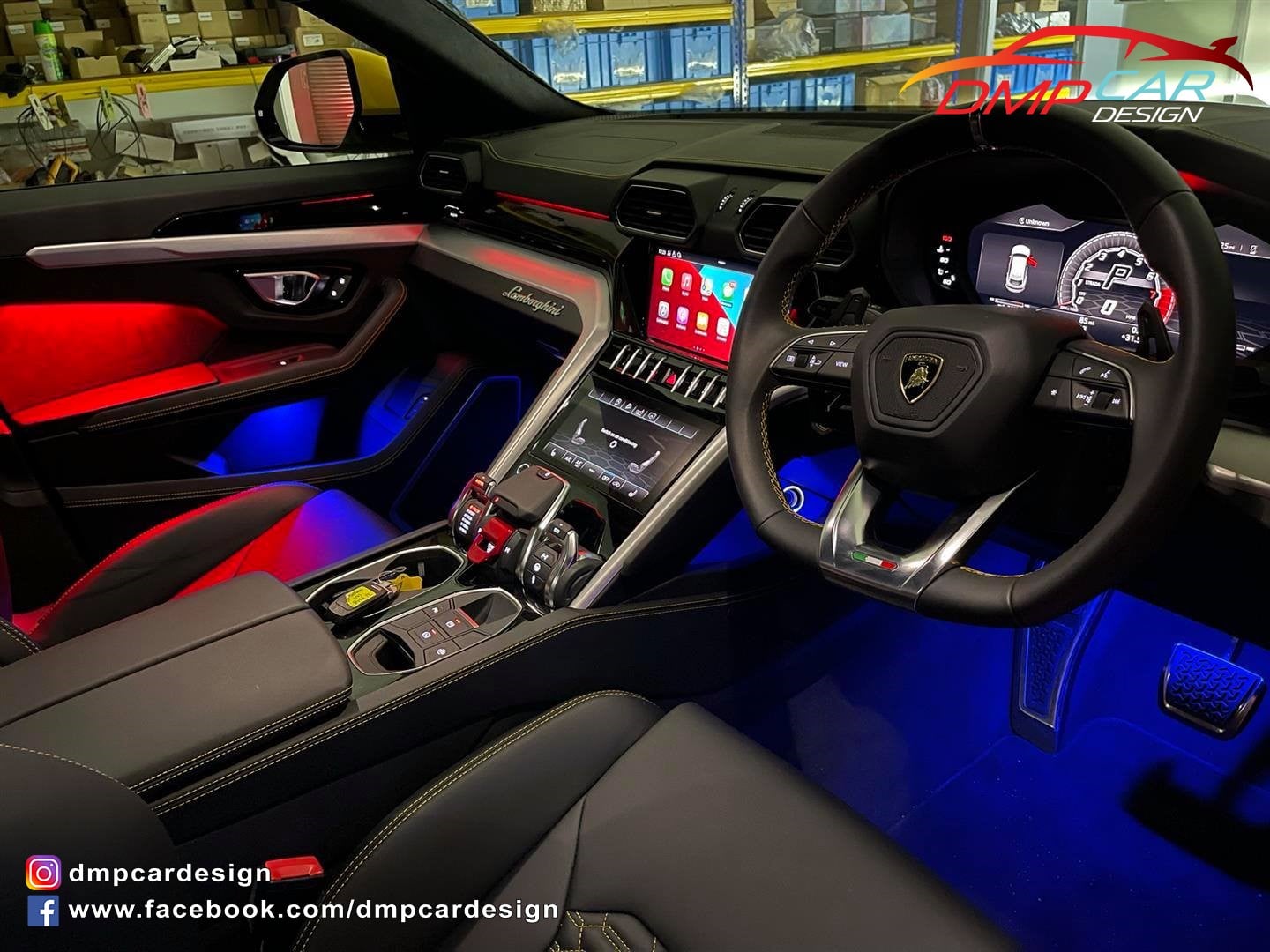 Ambient Light Kit (Urus) Lamborghini (60 Colours Dual Zone Ambient lighting)