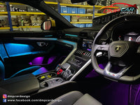 Ambient Light Kit (Urus) Lamborghini (60 Colours Dual Zone Ambient lighting)