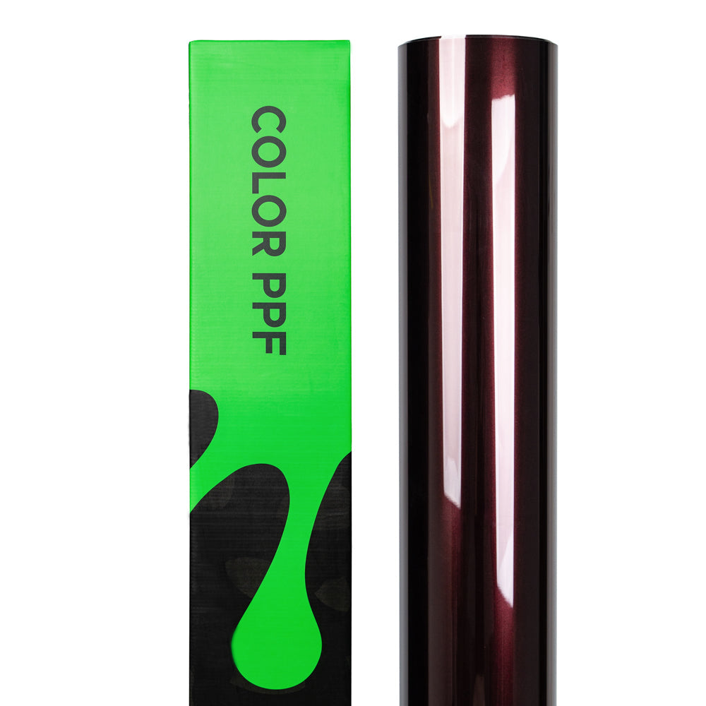 Glossy Metallic Black Rose Color PPF (Paint Protection Film)