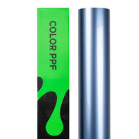 Glossy Metallic Silver Lake Blue Color PPF (Paint Protection Film)