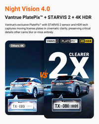 Vantrue Nexus 4 Pro S 4K 3 Channel Dash Cam