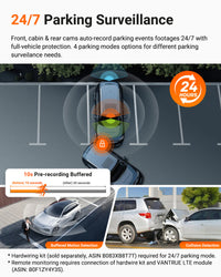 Vantrue Nexus 4 Pro S 4K 3 Channel Dash Cam