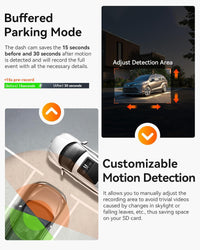 Vantrue N2X 2.7K Dash Cam Front and Inside