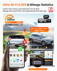 Vantrue Nexus 4 Pro S 4K 3 Channel Dash Cam