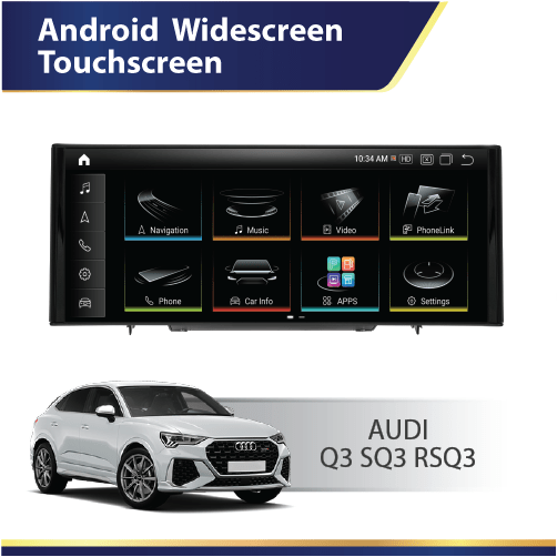 Android Widescreen Touch Screen Audi Q3 SQ3 RSQ3