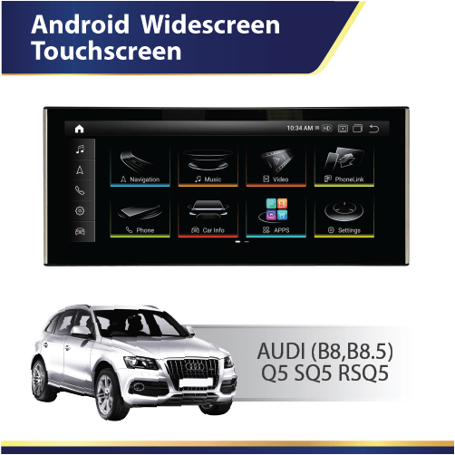 Android Widescreen Touch Screen (B8 B8.5) Audi Q5 SQ5 RSQ5