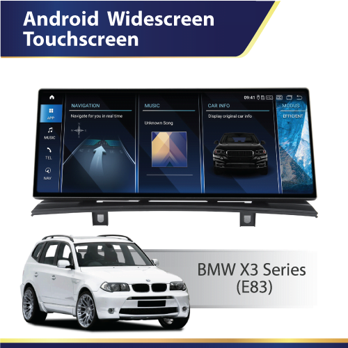 Android Widescreen Touch Screen (E83) BMWi X3 Series