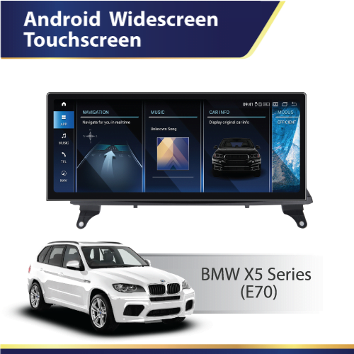 Android Widescreen Touch Screen (E70) BMWi X5 Series