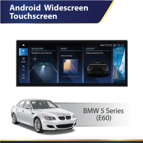 Android Widescreen Touch Screen (E60) BMWi 5 Series