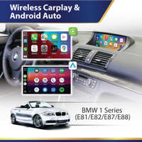 Wireless Carplay & Android Auto (E81 E82 E87 E88) BMW 1 Series