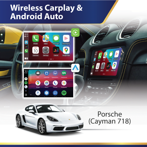 Wireless Carplay & Android Auto (Cayman 718) Porsche